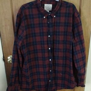 XXL St. John's Plaid Casual Shirt